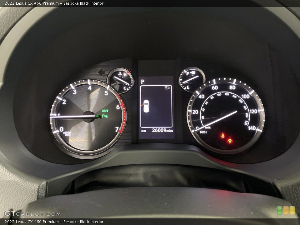 Bespoke Black Interior Gauges for the 2022 Lexus GX 460 Premium #145957379