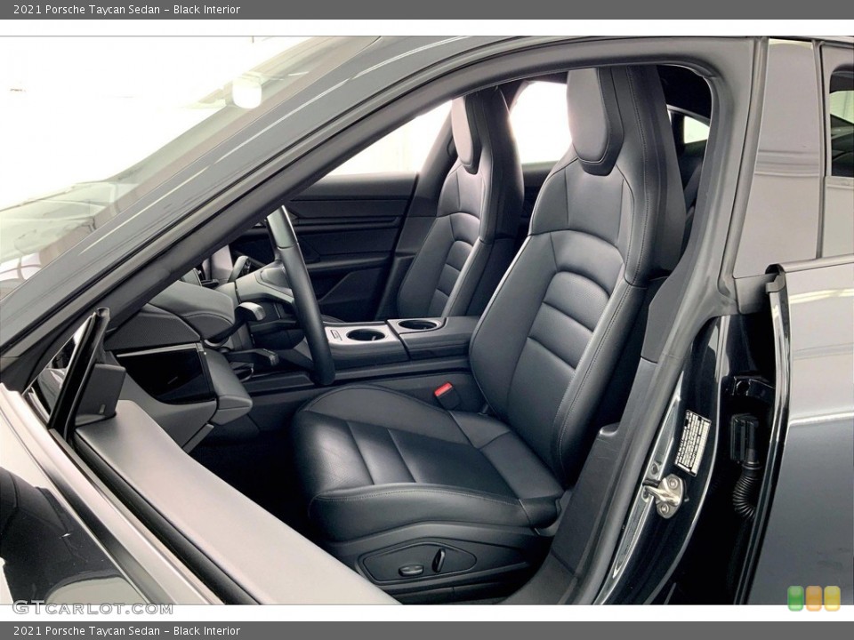 Black Interior Front Seat for the 2021 Porsche Taycan Sedan #145960001