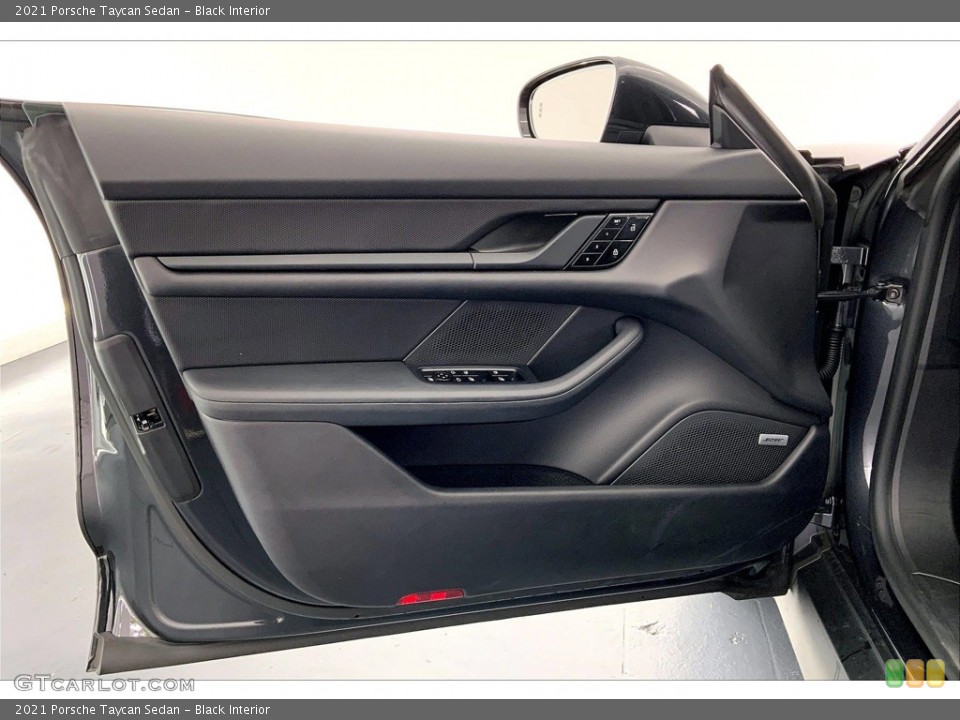 Black Interior Door Panel for the 2021 Porsche Taycan Sedan #145960025