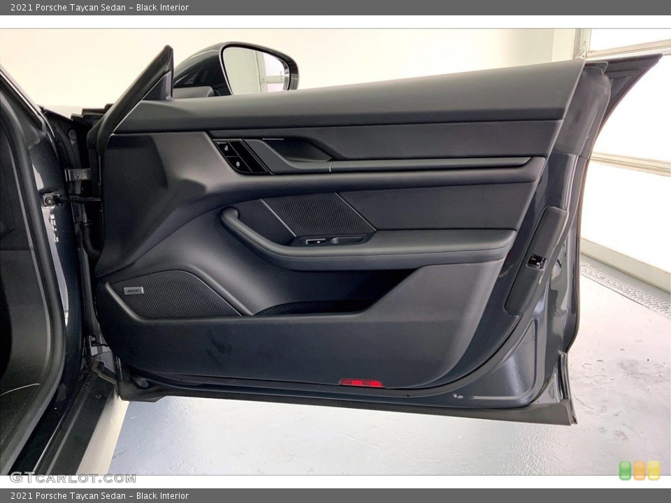 Black Interior Door Panel for the 2021 Porsche Taycan Sedan #145960028