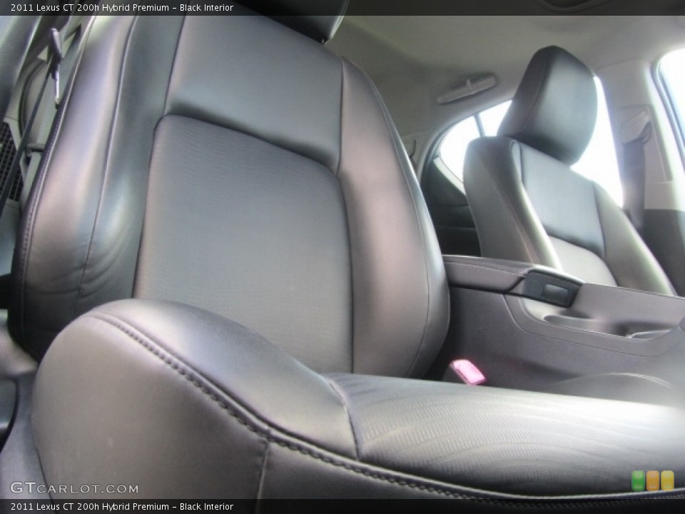 Black 2011 Lexus CT Interiors