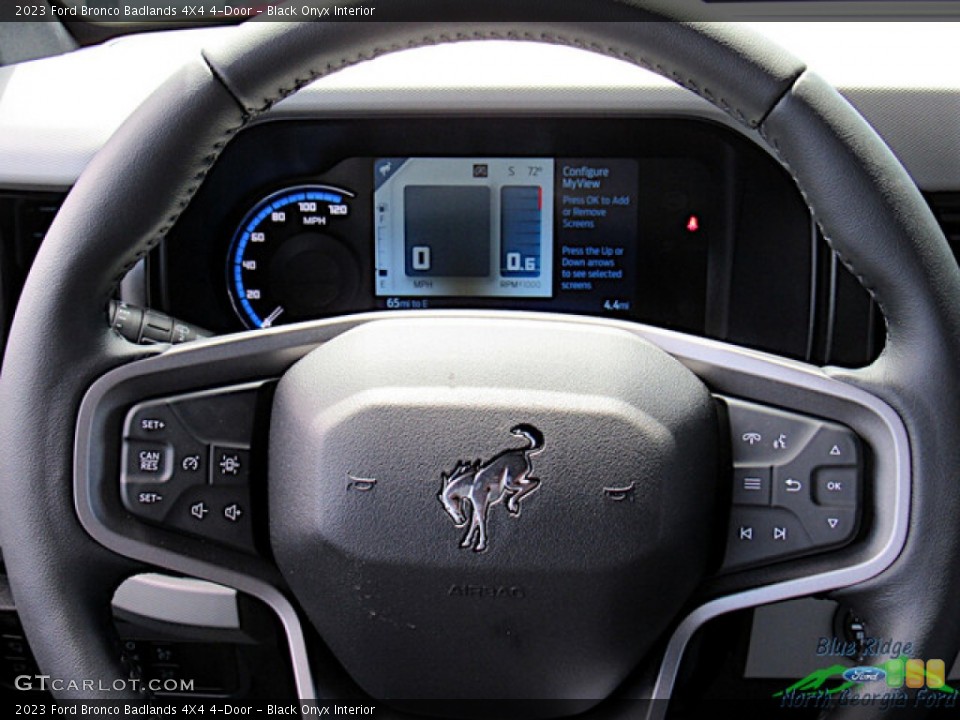 Black Onyx Interior Steering Wheel for the 2023 Ford Bronco Badlands 4X4 4-Door #145962423