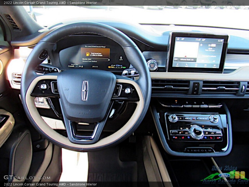 Sandstone Interior Steering Wheel for the 2022 Lincoln Corsair Grand Touring AWD #145962837