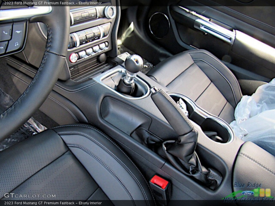 Ebony Interior Transmission for the 2023 Ford Mustang GT Premium Fastback #145962993