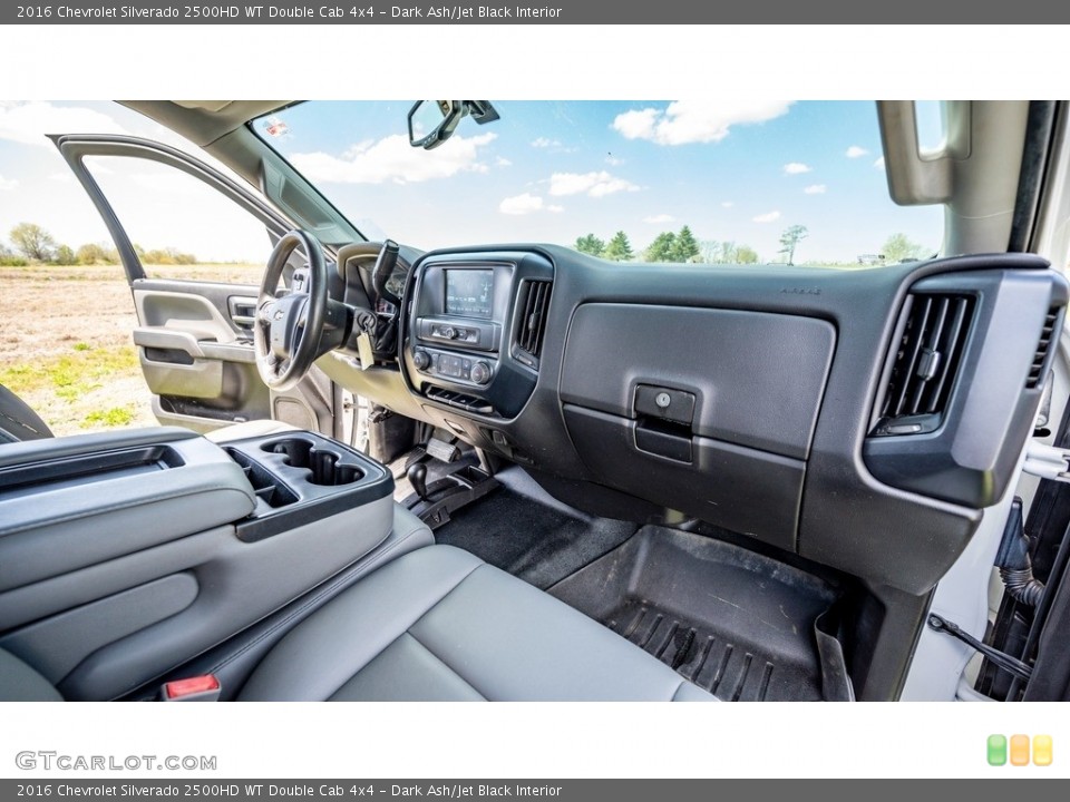 Dark Ash/Jet Black Interior Dashboard for the 2016 Chevrolet Silverado 2500HD WT Double Cab 4x4 #145963015
