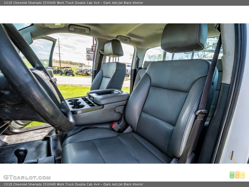 Dark Ash/Jet Black Interior Front Seat for the 2018 Chevrolet Silverado 3500HD Work Truck Double Cab 4x4 #145963374