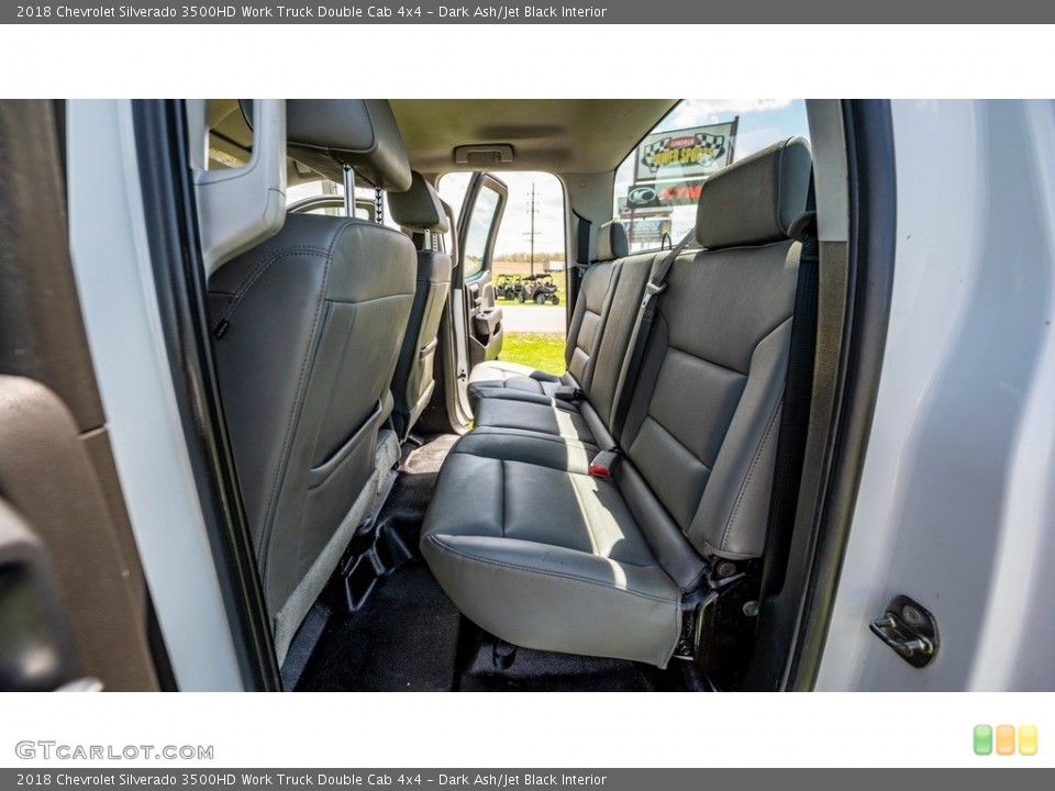 Dark Ash/Jet Black Interior Rear Seat for the 2018 Chevrolet Silverado 3500HD Work Truck Double Cab 4x4 #145963422