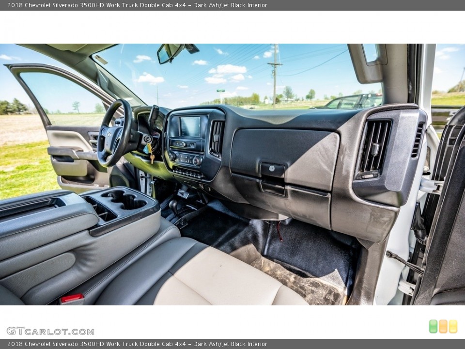 Dark Ash/Jet Black Interior Dashboard for the 2018 Chevrolet Silverado 3500HD Work Truck Double Cab 4x4 #145963461