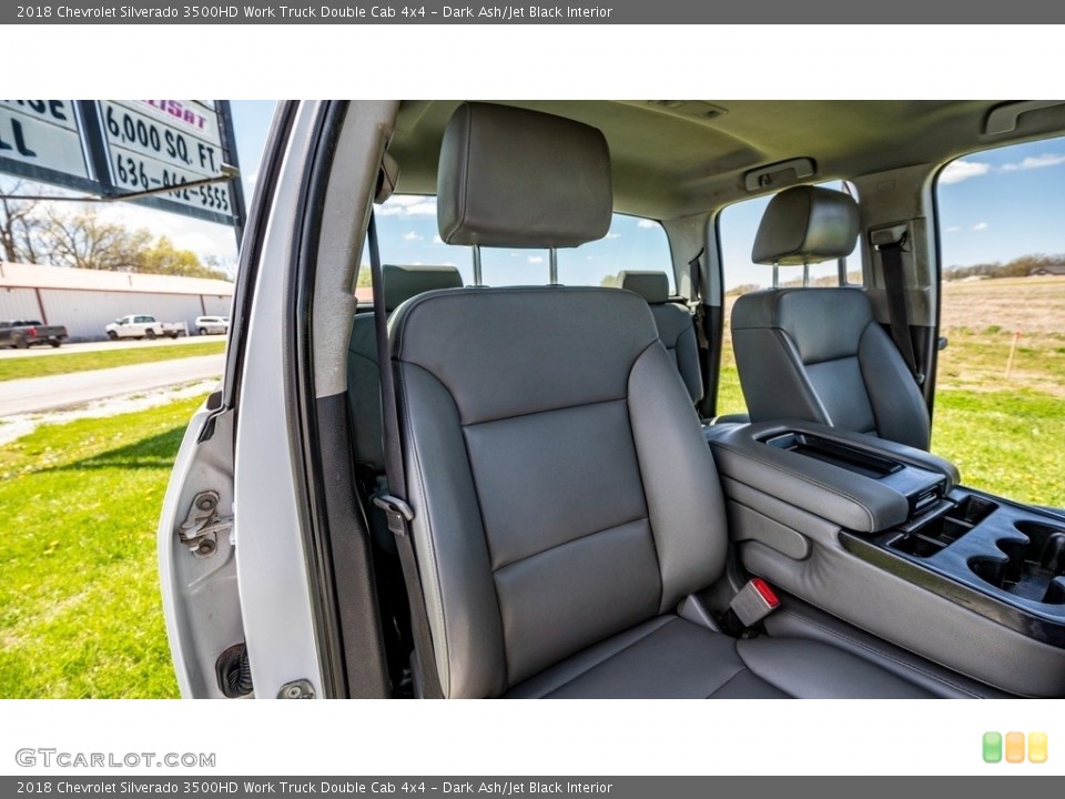 Dark Ash/Jet Black Interior Front Seat for the 2018 Chevrolet Silverado 3500HD Work Truck Double Cab 4x4 #145963479