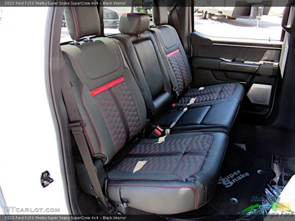 Black Interior Rear Seat for the 2023 Ford F150 Shelby Super Snake SuperCrew 4x4 #145963617