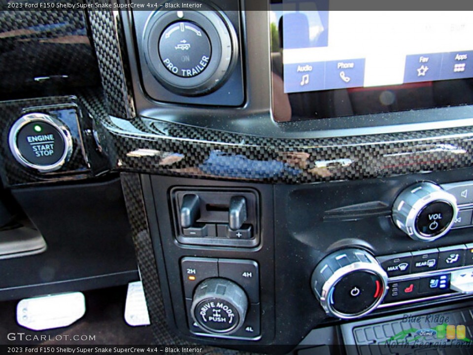 Black Interior Controls for the 2023 Ford F150 Shelby Super Snake SuperCrew 4x4 #145963707