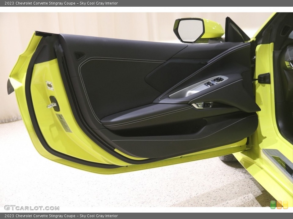 Sky Cool Gray Interior Door Panel for the 2023 Chevrolet Corvette Stingray Coupe #145964369