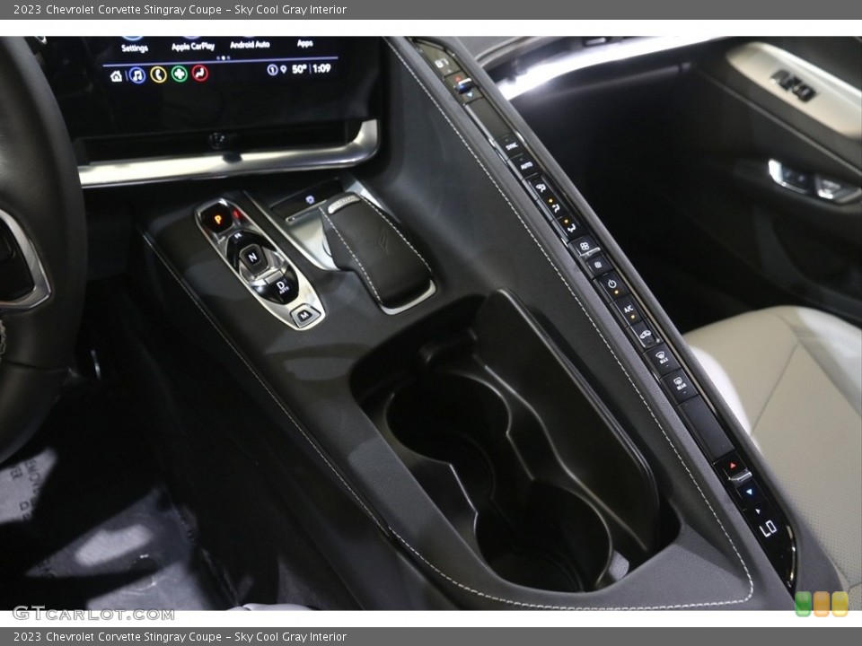 Sky Cool Gray Interior Controls for the 2023 Chevrolet Corvette Stingray Coupe #145964596