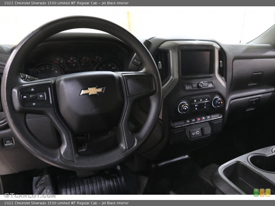 Jet Black Interior Dashboard for the 2022 Chevrolet Silverado 1500 Limited WT Regular Cab #145965412