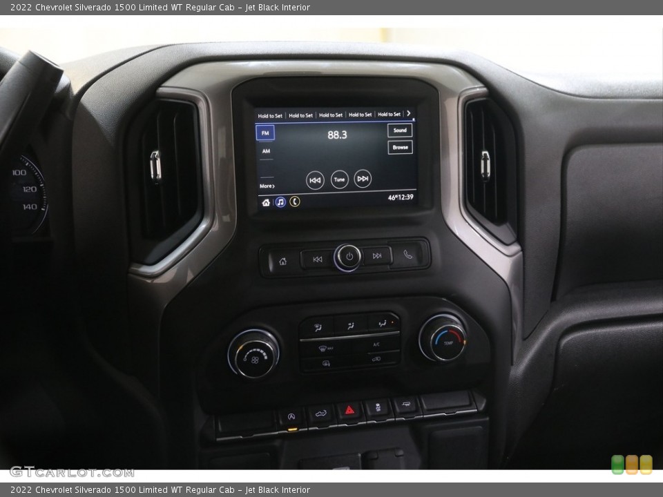 Jet Black Interior Controls for the 2022 Chevrolet Silverado 1500 Limited WT Regular Cab #145965499