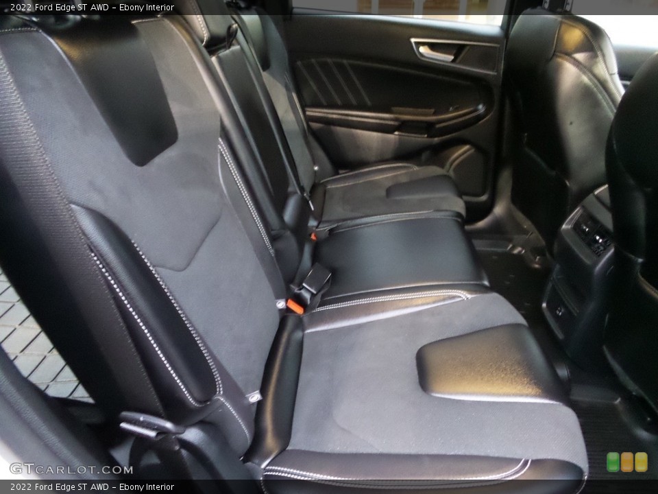 Ebony Interior Rear Seat for the 2022 Ford Edge ST AWD #145965904