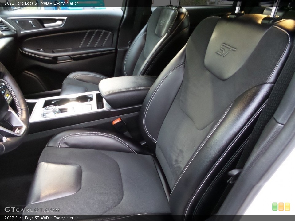 Ebony Interior Front Seat for the 2022 Ford Edge ST AWD #145965931