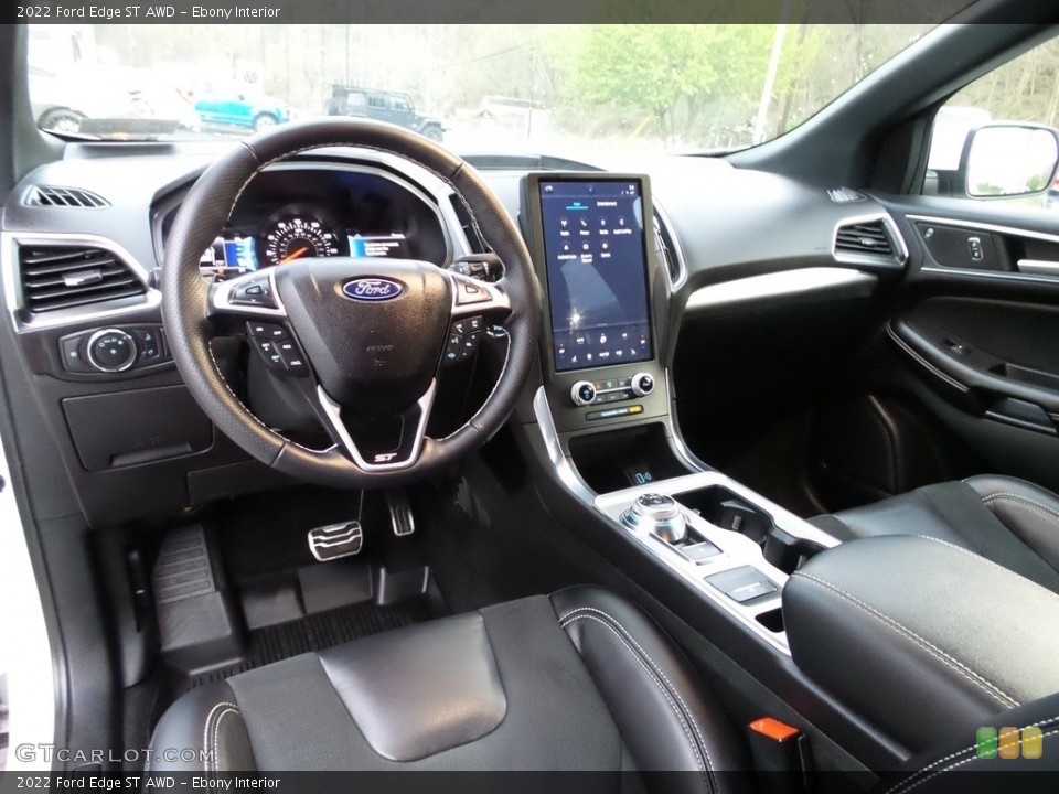 Ebony Interior Photo for the 2022 Ford Edge ST AWD #145965970