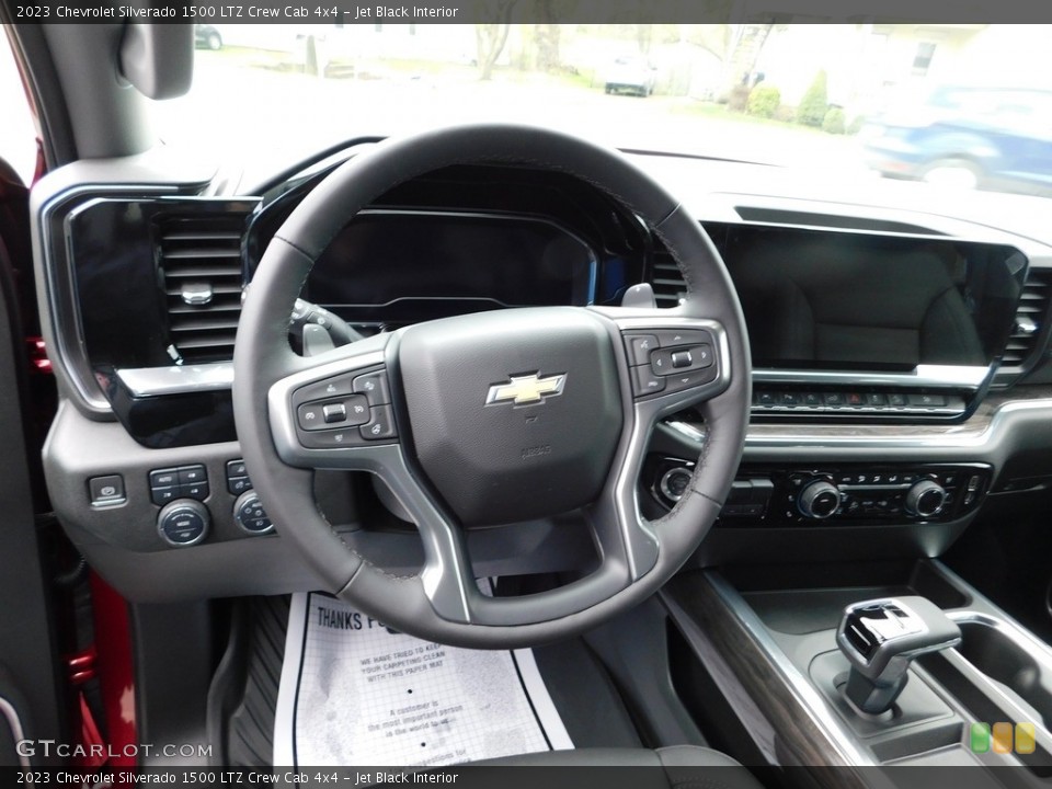 Jet Black Interior Dashboard for the 2023 Chevrolet Silverado 1500 LTZ Crew Cab 4x4 #145966420
