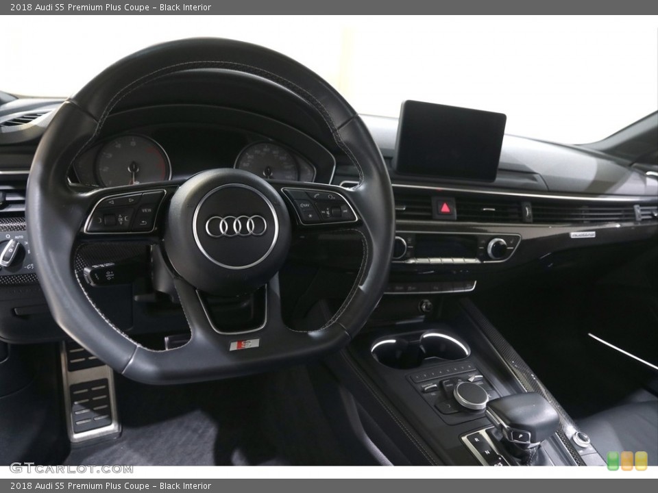 Black Interior Dashboard for the 2018 Audi S5 Premium Plus Coupe #145966666