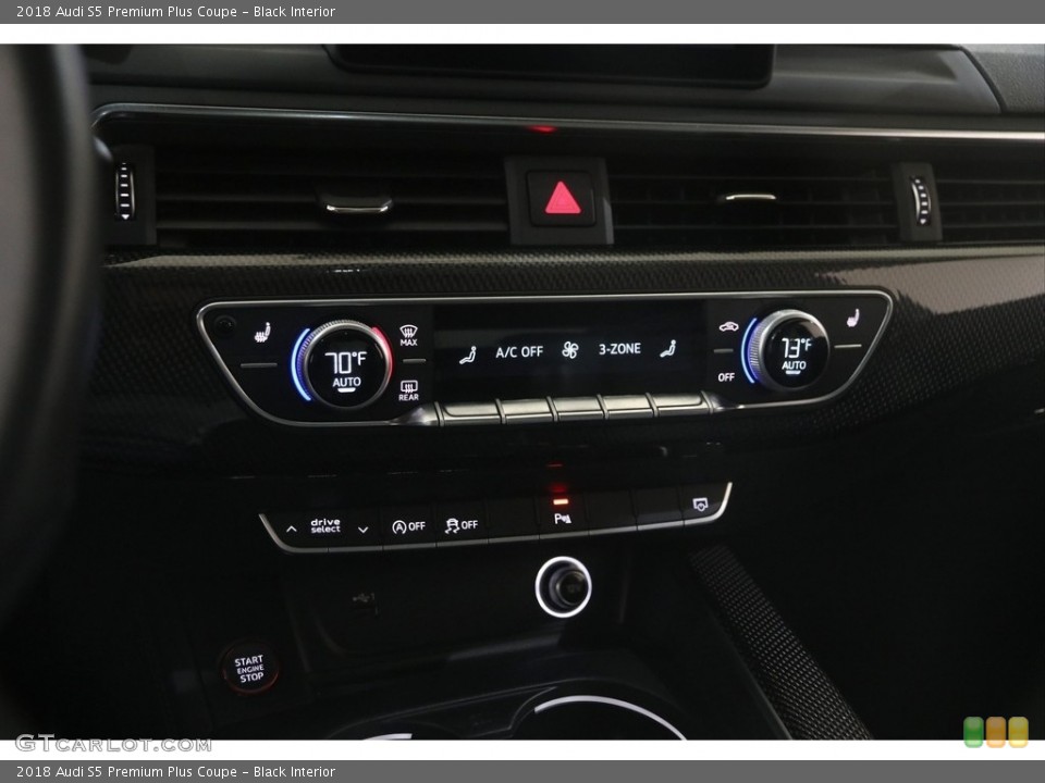 Black Interior Controls for the 2018 Audi S5 Premium Plus Coupe #145966792
