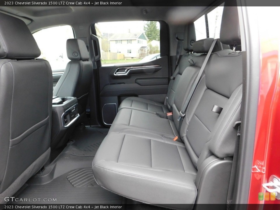 Jet Black Interior Rear Seat for the 2023 Chevrolet Silverado 1500 LTZ Crew Cab 4x4 #145966819