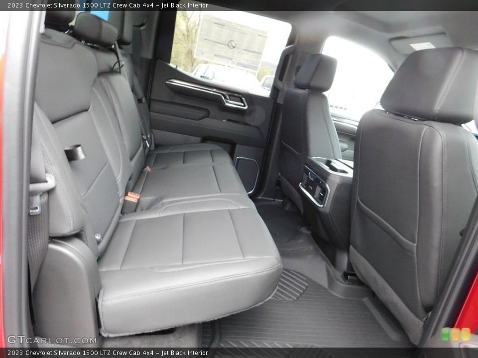 Jet Black Interior Rear Seat for the 2023 Chevrolet Silverado 1500 LTZ Crew Cab 4x4 #145966918