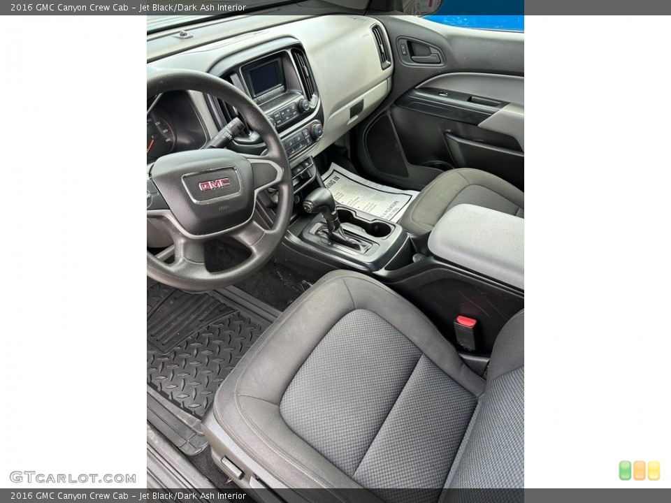 Jet Black/Dark Ash Interior Front Seat for the 2016 GMC Canyon Crew Cab #145967224