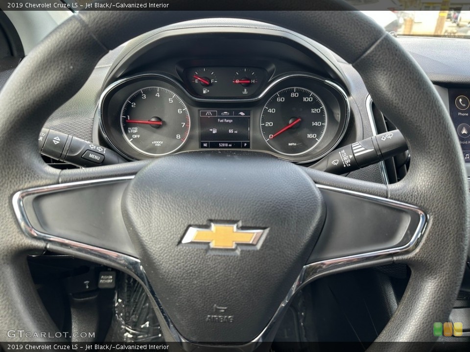 Jet Black/­Galvanized Interior Steering Wheel for the 2019 Chevrolet Cruze LS #145967485