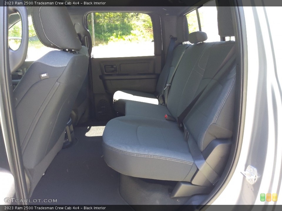 Black Interior Rear Seat for the 2023 Ram 2500 Tradesman Crew Cab 4x4 #145969327