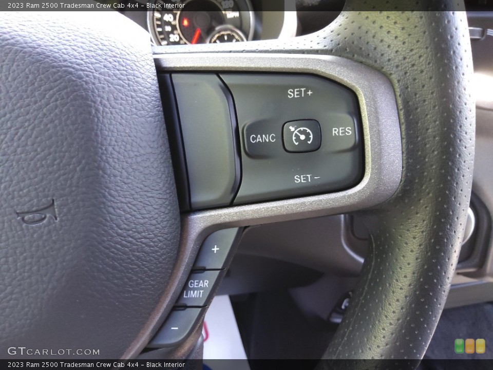 Black Interior Steering Wheel for the 2023 Ram 2500 Tradesman Crew Cab 4x4 #145969387