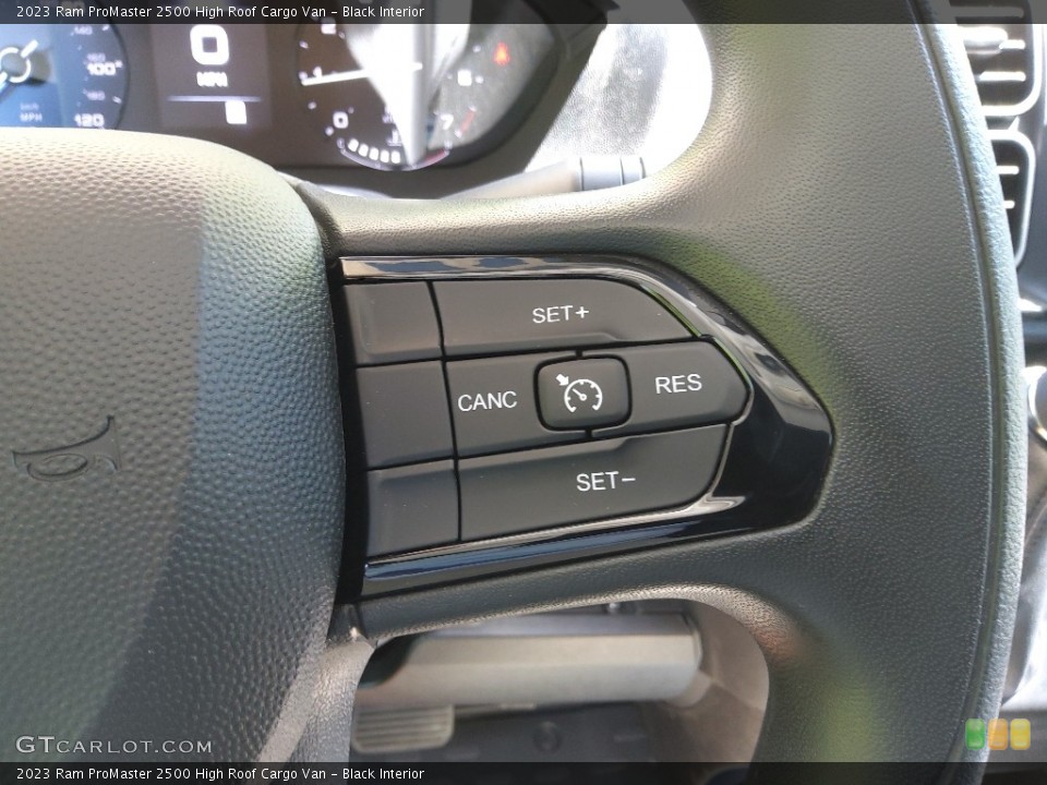Black Interior Steering Wheel for the 2023 Ram ProMaster 2500 High Roof Cargo Van #145969642