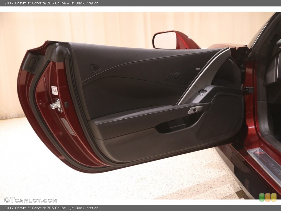 Jet Black Interior Door Panel for the 2017 Chevrolet Corvette Z06 Coupe #145970696