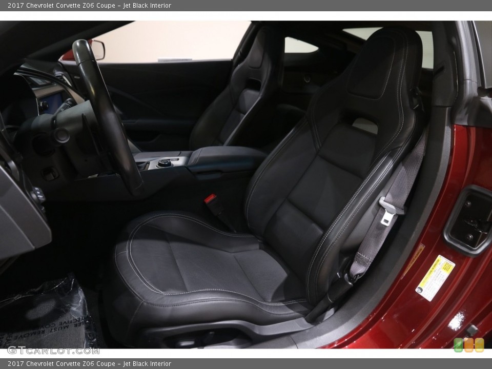Jet Black Interior Front Seat for the 2017 Chevrolet Corvette Z06 Coupe #145970735