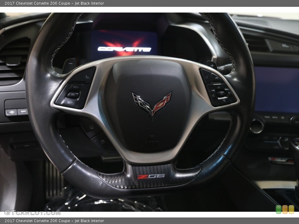 Jet Black Interior Steering Wheel for the 2017 Chevrolet Corvette Z06 Coupe #145970783