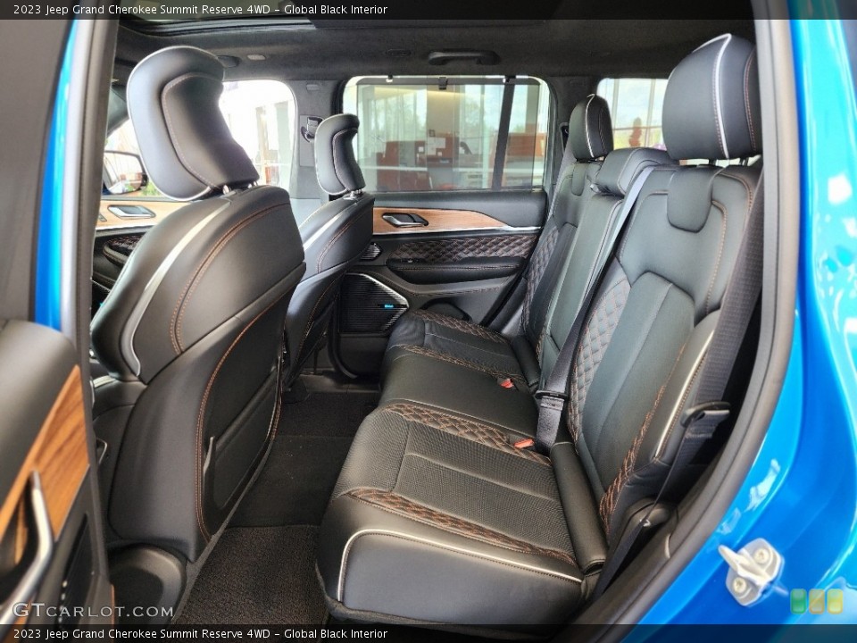 Global Black Interior Rear Seat for the 2023 Jeep Grand Cherokee Summit Reserve 4WD #145971629