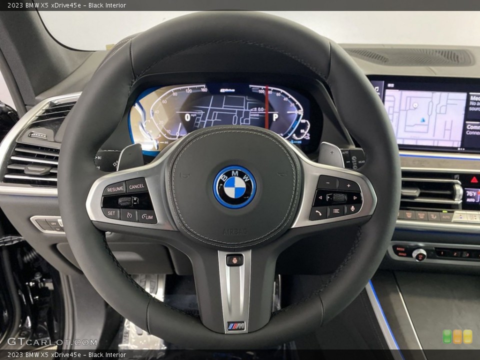 Black Interior Steering Wheel for the 2023 BMW X5 xDrive45e #145973555