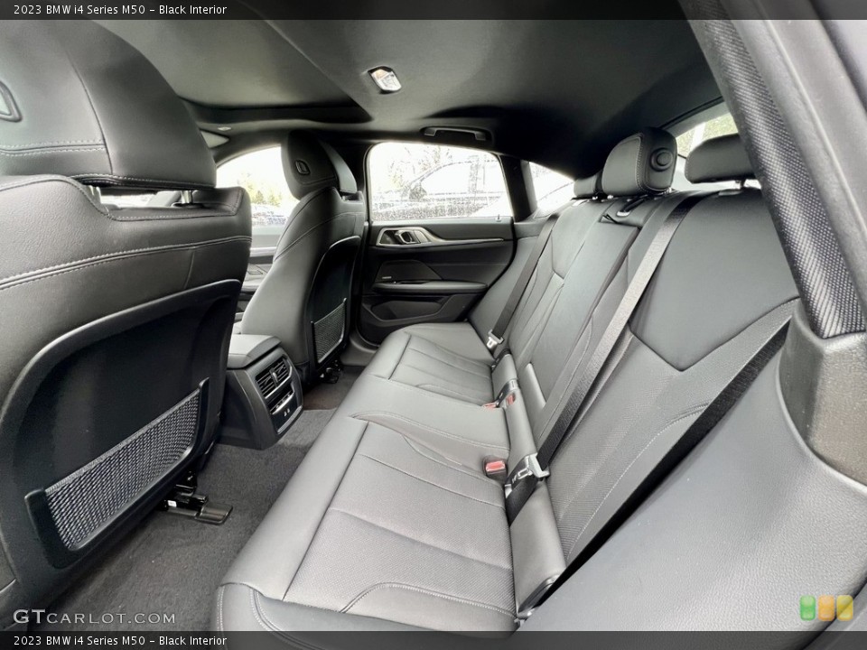 Black Interior Rear Seat for the 2023 BMW i4 Series M50 #145973588