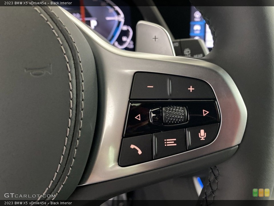 Black Interior Steering Wheel for the 2023 BMW X5 xDrive45e #145973597