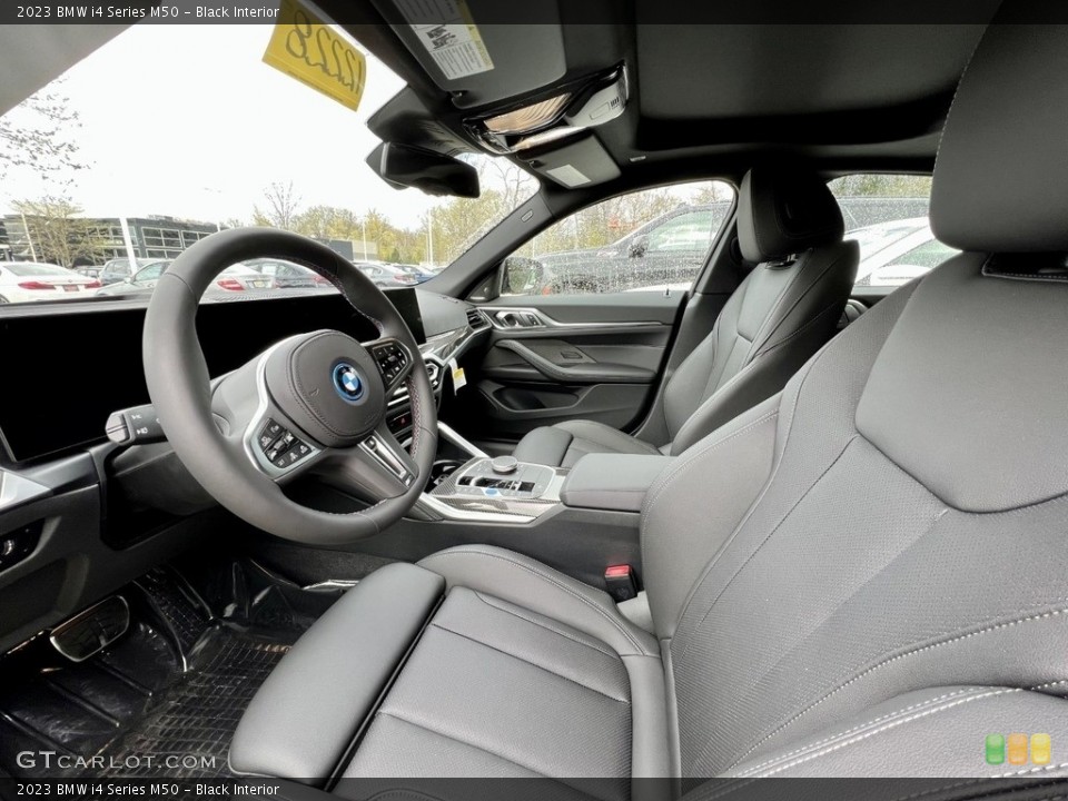 Black Interior Front Seat for the 2023 BMW i4 Series M50 #145973609