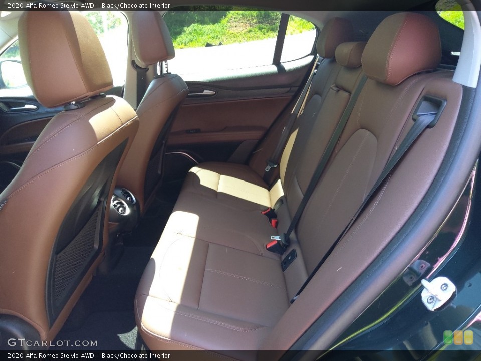 Black/Chocolate Interior Rear Seat for the 2020 Alfa Romeo Stelvio AWD #145973663
