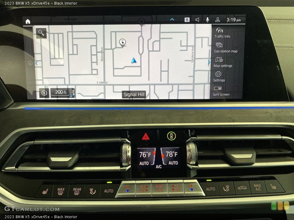 Black Interior Navigation for the 2023 BMW X5 xDrive45e #145973675