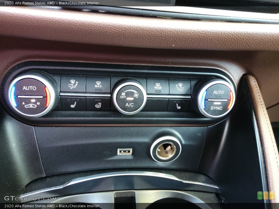 Black/Chocolate Interior Controls for the 2020 Alfa Romeo Stelvio AWD #145973921