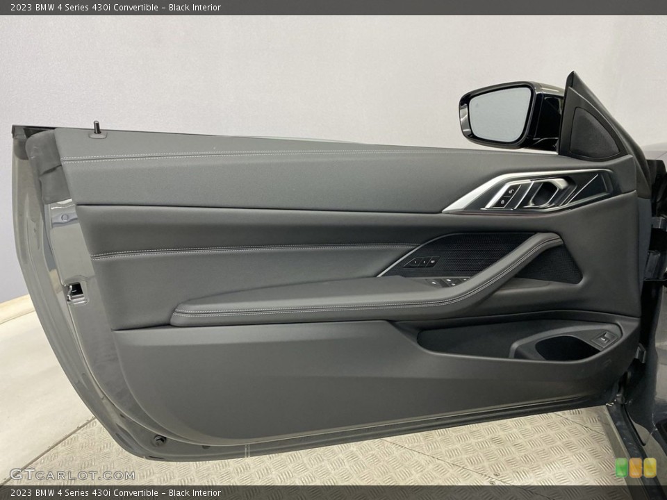 Black Interior Door Panel for the 2023 BMW 4 Series 430i Convertible #145974662