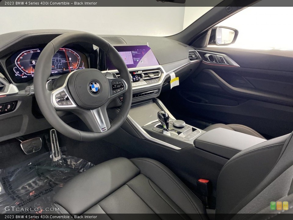 Black Interior Photo for the 2023 BMW 4 Series 430i Convertible #145974704