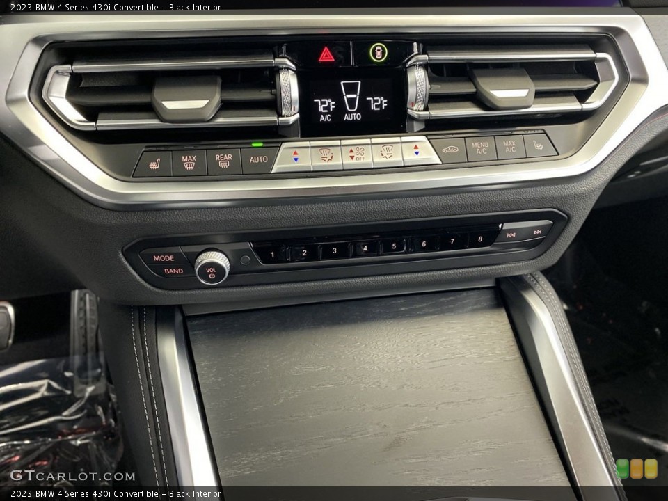 Black Interior Controls for the 2023 BMW 4 Series 430i Convertible #145974905