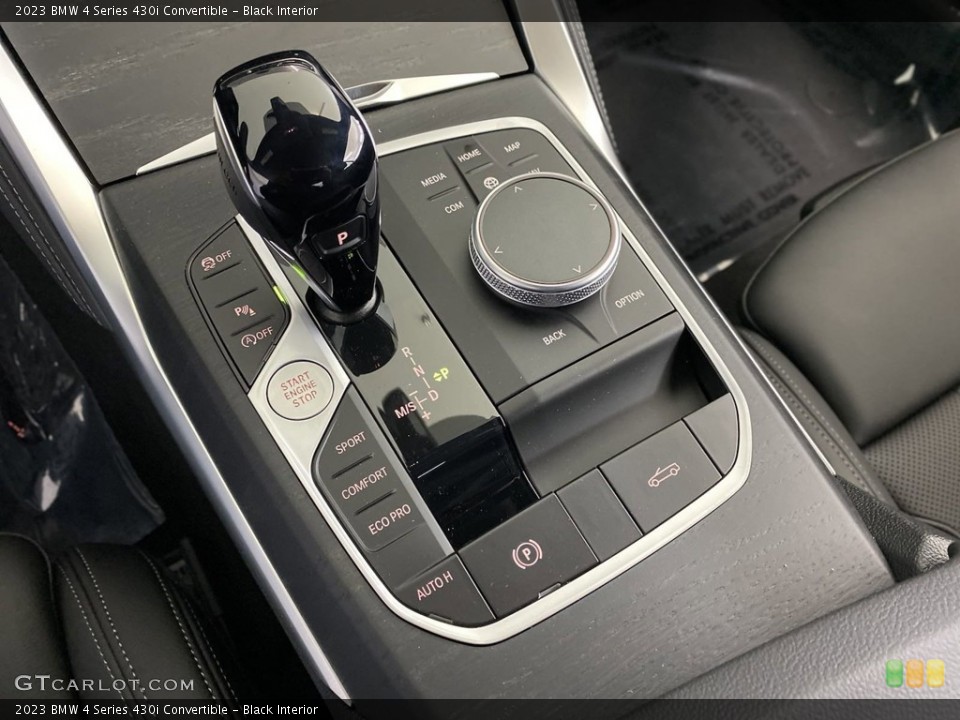Black Interior Transmission for the 2023 BMW 4 Series 430i Convertible #145974926