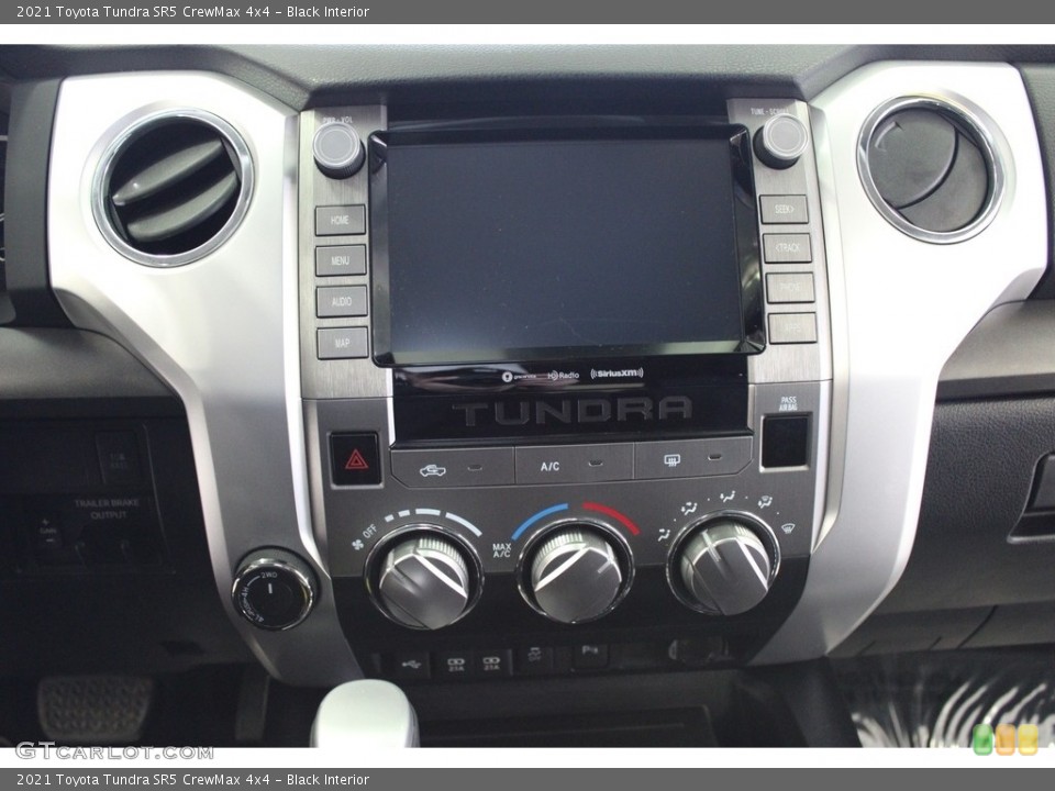 Black Interior Controls for the 2021 Toyota Tundra SR5 CrewMax 4x4 #145975391