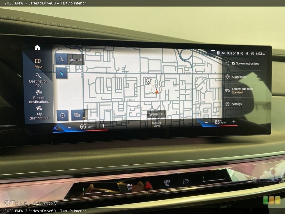 Tartufo Interior Navigation for the 2023 BMW i7 Series xDrive60 #145975550