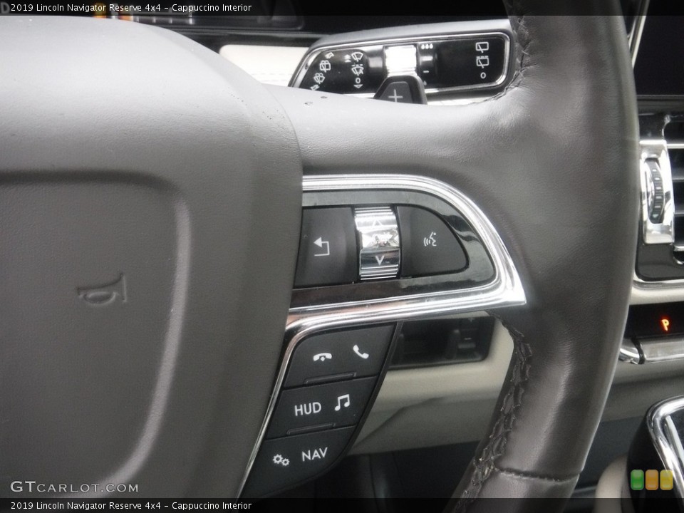 Cappuccino Interior Steering Wheel for the 2019 Lincoln Navigator Reserve 4x4 #145975844